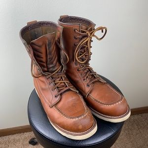 Red Wing Heritage Classic Moc 8" 10877 size 8D